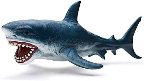 gemini&genius Great White Shark - Sea Life Action Figure Ocean Model Toy Set Educational , Role Play, Swim, Bath and Collectors for Kids