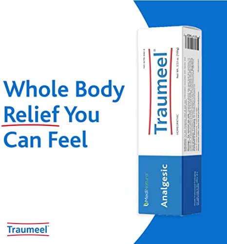 MediNatura Traumeel Ointment Topical Pain Relief of Muscle, Joint, Back, Arthritis, Injury or Exercise Related Pain & Soreness Arnica + 13 Active Ingredients - Made in Germany - 3.53 oz