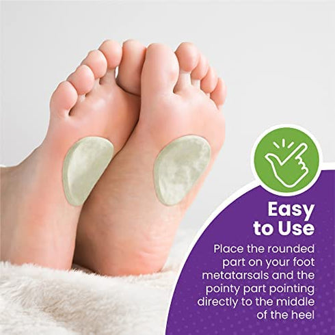 Metatarsal Felt Foot Pad - 1/4" Thick - 6 Pairs (12 Pieces)