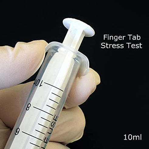BSTEAN 10ml Syringes 14Ga 1.5 Inch Blunt Tip Needle Storage Caps - Glue Applicator, Oil Dispensing (Pack of 10)