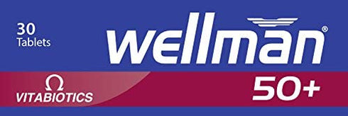 Wellman Vitabiotics 50+ Advanced Vitamin and Mineral Supplement 30 Tablets
