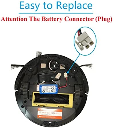 ANHO SAFE AND GOOD Replacement Battery Compatible with ILIFE A4s, A4s pro, A6, A7, A8, A9 Robotic Vacuum Cleaners, 2600mAh, 14.4v/14.8v
