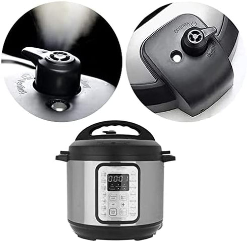 Steam Release Handle,Float Valve Replacement Parts with Anti-Block Shield For Instant Pot Duo/Duo Plus 3, 5, 6 and 8 Quart,Instant Pot Smart Wifi(6 Qt) (DUO)