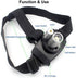 Lalomo Rechargeable LED Headlamp,Super Bright Head lamp Headlight Flashlight with Laser for Indoor and Outdoor Runing,Hiking,Camping,Fishing,Hunting