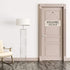 1 Piece Double-side Meeting In Progress Please Do Not Disturb, Welcome Please Knock Hanging Wooden Sign Plaque, In a Meeting Sign for Office Door Meeting Room Home Study, 16 x 6 Inch (Brown and White)