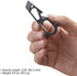 CRKT Pryma Stainless Steel Multitool: Compact and Lightweight EDC Metal Multi-Tool with Pry Bar, Hex Wrench, Bottle Opener, Glass Breaker, and Carabiner 9011
