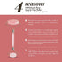 artnaturals Rose Quartz Facial Roller - Pink Face Jade Roller for Natural Anti Aging Ice Facial Massager - Real Authentic Crysal Quartz Gemstone for Wrinkles and Puffiness Relief - Cold Stone Massage (1 Count (Pack of 1))