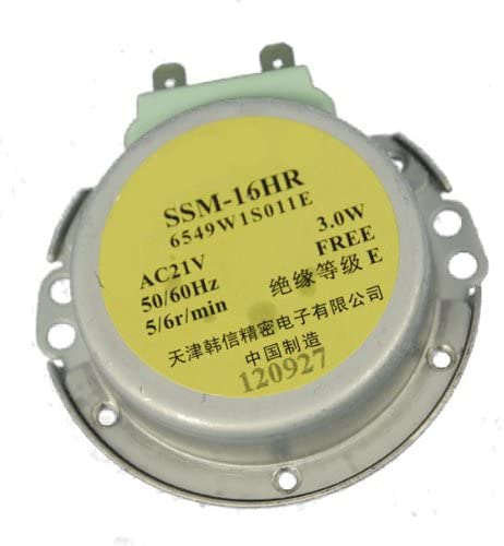 LG Electronics 6549W1S013H Microwave Oven Turntable Stirrer Motor