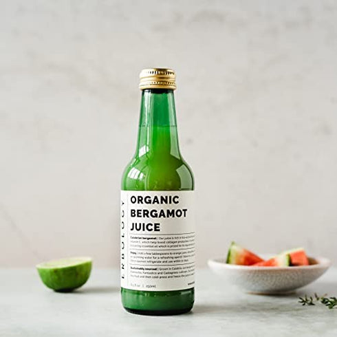 100% Organic Bergamot Juice 8.5 fl oz - Supports Immunity and Collagen Production - Rich in Vitamin C and Bioactive Flavonoids - Straight from Farm in Italy - Undiluted - No Added Sugar - Non-GMO