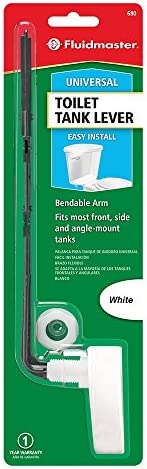 Fluidmaster 680 Universal Toilet Tank Lever in White