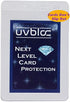 UVBLOC Semi Rigid Card Holder Sleeves (50 Pack) PSA Grading Saver Storage Protector Cases for Trading Baseball Basketball Football Pokemon Sports Cards