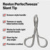 Hair Removal Tweezer by Revlon, PerfecTweeze Scissor Style Tweezers, High Precision Tweezers for Men, Women & Kids ( Pack of 1)