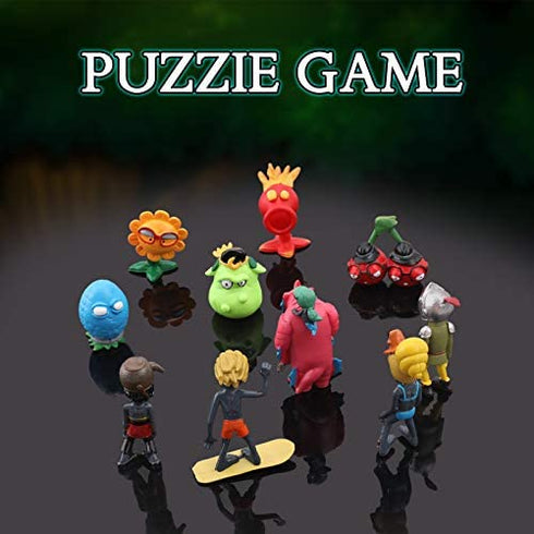 Maikerry 10 Pieces Zombies 2 Series Toys, PVC Garden Warfare 2 Gifts Zombie Toys for Kids and Fans