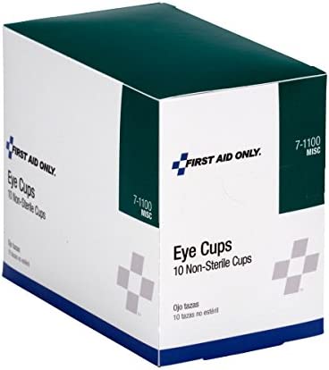 First Aid Only 7-1100 Non Sterile Eye Cup (Box of 10)