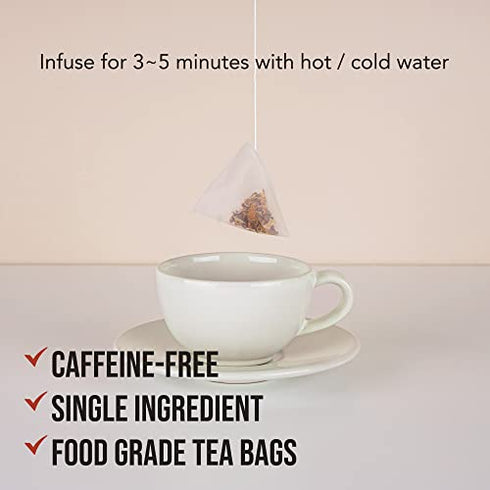 DALAMHARI Hibiscus Tea Bags, 30 Counts | Dried Hibiscus Flowers Hibiscus Teas flor de jamaica High Blood Pressure Tea Skin Detox Tea Flat Tummy Tea Blooming Beauty Decaf Tea