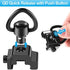 FANGOSS 1" Two Point Sling Picatinny Rail Mount Attachment with 1 Inch Sling Swivels Triangle Loop for Outdoors - 2 Pack