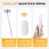 ATUMTEK 40.5" Selfie Stick Tripod, Extendable & Portable Bluetooth Selfie Stick with Remote for iPhone 13/12/12 Pro/11/XS/XR/X/8/7 Plus, Samsung, Huawei, Google, LG, Sony Android Smartphones, White