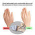 MIG4U Moisturizing Beauty Gloves Touchscreen Overnight Sleeping Glove for Women Dry Hands, Nighttime Lotion, Eczema, SPA, Cosmetic Treatment, Grey Purple 1 Pairs Size l/XL