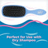 Wet Brush Shine Enhancer Paddle Brush, Sky - Hair Detangler Brush with Ultra Soft Bristles, Infused With Natural Argan Oil, Shiny Detangle & Smooth Hair, Wet or Dry, For All Hair Types