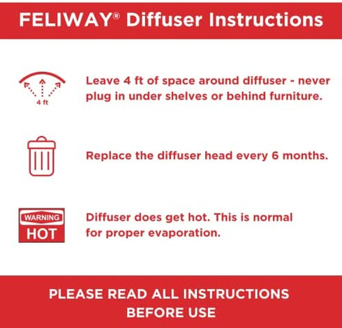 FELIWAY MultiCat Calming Pheromone, 30 Day Refill - 1 Pack