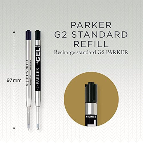 Parker Jotter London Refills Discovery Pack: 3 Quinkflow Refills for Ballpoint Pens & 3 Quink Gel Refills
