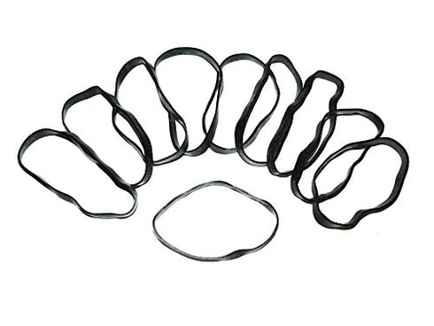 Crafted-Brand 20 Heavy Duty Rubber Bands | Big Thick XL-Large UV Resistant Black Rubber-Bands for Fishing, RC, or Hair + Use What the Pros Use + 1 Pack of 20 Bands (# 64-size, 1/4 x 3 1/2 Inch)