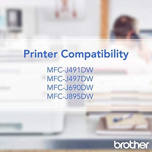 Brother Printer LC3011Y Single Pack Standard Cartridge Yield Up To 200 Pages LC3011 Ink Yellow