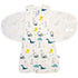 Baby Dinosaur Swaddle Cotton Split Sleeping Bag Swaddle Wearable Blanket for Boys and Girls, 4 Season, 6-12 Months (Blue Dinosaur)