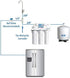PureSec IMK01 Ice Maker Water Line Kit 3/8"&1/4" Fridge Water Line Connection DIY Kit for Connecting Reverse Osmosis Water Filtration System to Refrigerator/Ice Maker
