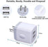 USB Wall Charger, FiveBox 2Pack Dual Port 2.1Amp Fast Wall Charger Brick Base Adapter Charging Block Charger Cube Plug Charger Box for iPhone 14 13 12 11 Pro X 6 6S 7 8 Plus, iPad, Samsung, Android