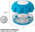 EZY DOSE Crush Pill, Vitamins, Tablets Crusher and Grinder, Storage Compartment, Colors May Vary, Large