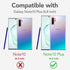 KSELF Case for Samsung Galaxy Note 10 Plus Case with Screen Protector, Full Body Protective Hybrid Dual Layer Shockproof Acrylic Back Case Cover for Galaxy Note 10 Plus 5G 6.8 inch (White Pink)