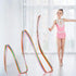 ANCIRS 2 Pack 2-Meter Dance Ribbons, Rainbow Streamers Rhythmic Gymnastics Ribbon, Baton Twirling Wands on Sticks for Kids Artistic Dancing