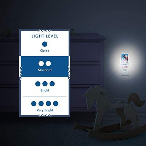 Disney Frozen 45830 LED Night Light, Olaf and Sven, Plug-in, Dusk-to-Dawn Sensor, Girl’s Room Décor, UL-Certified, Ideal for Bedroom, Nursery, Bathroom, Kid's Playroom