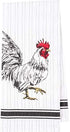 KAF Home Pantry Rooster Kitchen Dish Towel 18 x 28-inch Set of 4