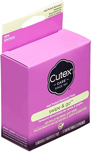 Cutex Swipe and Go Nail Polish Remover Pads (Pack of 2)