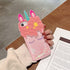 Quicksand Unicorn Case for iPod Touch 7/Touch 5 6,3D Cute Case for Women Girls Teens Kids,Kawaii Lovely Bling Flow Liquid Quicksand Unicorn Gift Soft Silicone Case for iPod Touch 7/Touch 6/Touch 5