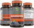 Resveratrol 1600mg per Serving of Organic Trans-Resveratrol & Potent Antioxidants, Pure Extra Strength Complex, Anti-Aging, Radiant Skin, Immunity Support- 90 Capsules- 45 Day Supply