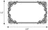 40 Decorative Rectangle Write-On Labels for Bottles & Jars, 2.5 x 1.5 Inches, White Matte Finish (MCST))
