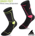 Rollerblade Performance Women's Socks, Inline Skating, Multi Sport, Black and Pink, Size Large