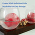 Samuelworld Large Sphere Ice Mold with Lid, 4 x 2.5 Inch Ice Balls - BPA Free, Easy To Fill Round Silicone Ice Tray, Perfect Spheres Craft Ice Maker for Whiskey, Cocktails, Christmas - Black