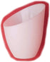2 Pack Plastic Lampshade, 5.7 inch High, 4.1 inch Diameter, 1.65 inch Fitter, Replacement Plastic Lamp Shade for LED Floor Lamp