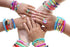VICOVI 3700+ Colorful Rubber Bands Glow in The Dark Set Included: 3600+ Premium Quality Loom Bands in 6 Colors + 100 S-Clips + 15 Lovely Charms + 6 Crochet Hooks, No Loom Board Included.