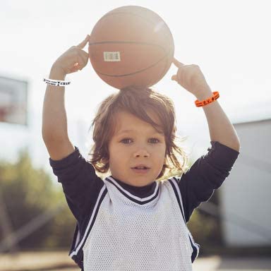 Oringaga 24PCS Basketball Silicone Wristband/Bracelets - Basketball Party Favors and Supplies - Motivational Sports Prize - Boys/Girls/Carnival/Events/Gifts