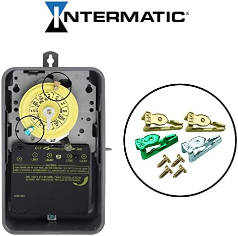 Intermatic 156T1978A Time Switch Trippers for T100 Series Timers 2 On 2 Off With 4 Screws Per Package (2 Pack)