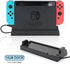 2019 Hub Dock for Nintendo Switch Dock, Switch USB Hub for Nintendo Switch with 4 Output Ports for Wired Pro Controllers, Keyboard, Joy-Con Dock, Switch Controller Adapter, Mobile Phone, etc