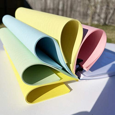 Color Notes Refills fit 9 Disc Classic Size Planners Notes Inserts for 9-Disc Planners 7 x 9.25 Inches Medium Size 9-Disc Planners
