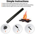 West Lake Tactical Pack of Eight (8) 5/16" DIY Ferrocerium (Ferro) Rods Flint Fire Starter Magnesium Tool Kit AKA Firesteel, an Essential Part of Any Survival Kit