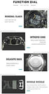 KXAITO Men's Watches Sports Outdoor Waterproof Military Wrist Watch Date Multi Function Tactics LED Alarm Stopwatch