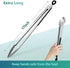 Grill Tongs, 17 Inch Extra Long Kitchen Tongs, Premium Stainless Steel Tongs for Cooking, Grilling, Barbecue/BBQ, Buffet (1 pc)